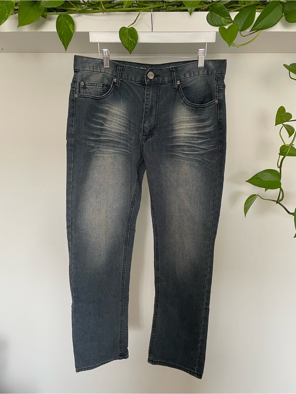 Legacy Nation Men's Faded Denim Jeans